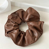 RETRO RED LEATHER HAIR BAND HAIR ACCESSORIES_CWAHA4169