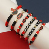 Cwmm10455_Football Game Day Beaded Elastic Bracelet