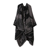 FAUX CASHMERE SHAWL CAPE WARM CLOAK_CWASC2260
