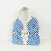 CUTE HOLLOW MESH HANDHELD WOVEN BAG_CWAB1976