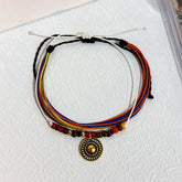BOHO BEADED ANKLET HANDMADE VINTAGE BEACH_CWMM6357