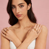 GEOMETRIC CZ STEEL RING WITH LUXE GLOSS FINISH_CWMM8931