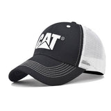 COTTON NEW CAT LETTER EMBROIDERED TRUCKER HAT_CWAH1366