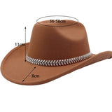 MEN WOMEN WOOL COWBOY FEDORA NEW STYLE_CWAH04470