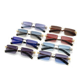 MODERN RETRO SQUARE FRAME NARROW SUNGLASSES_CWASG0435