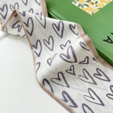 NEUTRAL LONG TWILLY SCARF HAIR TIE NECK RIBBON_CWASC0715