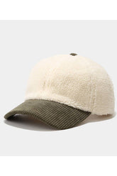 LAMB WOOL BASEBALL CAP WINTER WARM FASHION CWAH0426