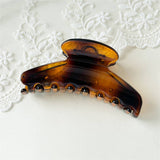Elegant Glossy Fan Hair Clip Vintage Simple Style_Cwaha07517