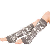 CHRISTMAS WINTER WARM LEGGINGS ELK PILE SOCKS_CWMS0762