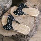 BOW DECORATED NON SLIP SLIPPERS FOR WOMENS_CWSHS0675