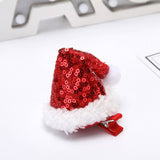 CHRISTMAS DECORATIONS SMALL HAT CHILDRENS HAIRPIN_CWAHA3399