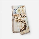 CHEETAH PRINT SCARF FASHION SQUARE WRAP_CWASC0649