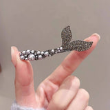 BUTTERFLY HAIRPIN RHINESTONE DUCKBILL HAIRPIN_CWAHA4665