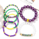 SOFT CERAMIC RICE BEAD STACKING BRACELET SET_CWMM3526