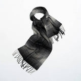 NORDIC PLAID WOOL SCARF WARM WINTER COUPLE WRAP_CWASC2357