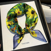 100% SILK SQUARE SCARF FASHIONABLE SPRING AUTUMN_CWASC0562