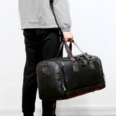 PU LEATHER MENS TRAVEL BAG LARGE CAPACITY_CWAB5171