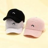 Winter Mountain Embroidery Warm Baseball Cap_Cwah04765