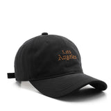 SOFT TOP VINTAGE LETTER EMBROIDERED PEAKED CAP_CWAH1284