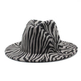 FASHION WIDE BRIM WOOLEN HAT FLAT BRIM JAZZ HAT_CWAH2602