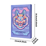 COLORFUL PORTABLE NOTEBOOK ON BLUE BACKGROUND_CWMM1860