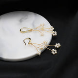 NEW HIGH END FASHION LONG PEARL EARRINGS_CWAJE3795