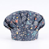 PUFF HAT PRINTED COTTON SURGICAL CAP NURSE HAT_CWAH3376