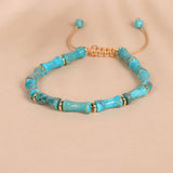 BAMBOO SHAPE NATURAL STONE BRACELET_CWAJE3941
