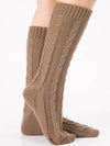 Trendy Winter Fashion Knee High Warm Knit Socks_Cwms111