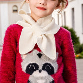 CHILD ADULT SCARF SOFT CASHMERE KNIT WRAP_CWASC2705