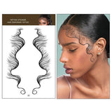 HAIRLINE EDGE TATTOO STICKERS FOR BANGS LOOK_CWMM8248
