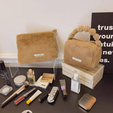 NEW PORTABLE LARGE CAPACITY PLUSH COSMETIC BAG_CWAB4426