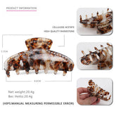 FRENCH RETRO HAIR CLAW RHINESTONE PONYTAIL CLIP_CWAHA4430