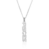 CLAVICLE CHAIN TWELVE ZODIAC TITANIUM NECKLACE_CWMM2717