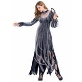 HALLOWEEN HORROR GHOST BRIDE ZOMBIE COSTUME_CWMM1530