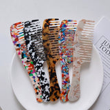 SIMPLE RETRO WAVY LEOPARD COMB_CWMM1075