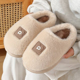 Minimalist Warm Comfy Fluffy Bedroom Slippers