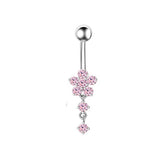 Zirconvel Ring Steel & Copper Belly Piercing_Cwmm9175