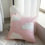 Tulip Pillow Cover Cute Sofa Bed Waist Cushion_Cwmm7682