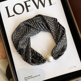 Pearl Magnetic Scarf Necklace For Shirts_Cwasc03932