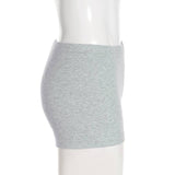 Star Contrast Sticker Sports Casual Shorts