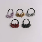 Vintage Bead Elastic Hair Tie Boho Simple Style