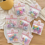 Cute Bunny Bear Hair Ties Set_Cwaha08456