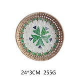 HAND WOVEN RATTAN DESSERT CREATIVE FRUIT PLATE_CWMM4532