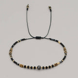 RICE BEAD HAND WOVEN SEMI PRECIOUS STONE BRACELET_CWMM3801