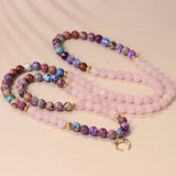 PINK 108 BEADED BRACELETS WITH STRETCHY BANDS_CWAJE3925