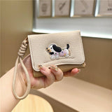 Kawaii Patchwork Mini Trifold Wallet For Girls_Cwab06224