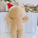 CUTE BEAR DOLL PILLOW WITH SANTA HAT_CWMM1446