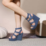 BEAUTIFUL FASHIONABLE PLATFORM WEDGE HIGH HEELS_CWSHH0125