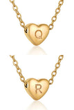 Heart Alphabet Initials Pendant Necklace_Cwaje220
